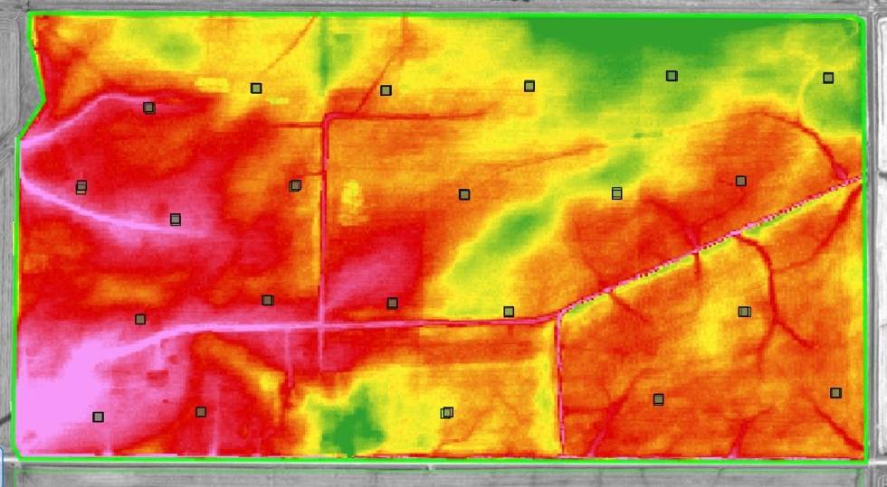 LIdar Elevation Map